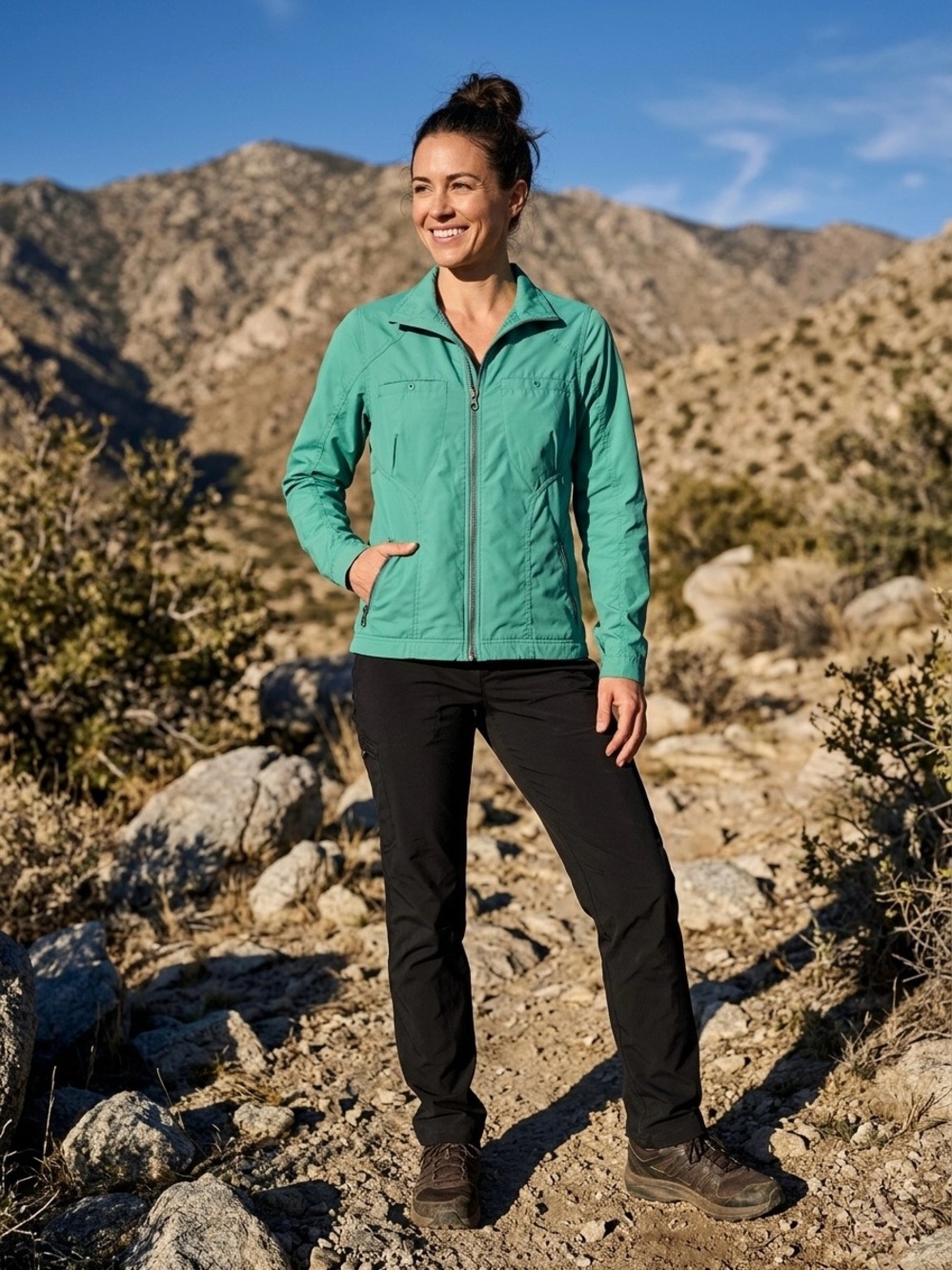 Royal Robbins Women's Discovery Utility Jacket Teal Green Windbreaker Medium - Picture 16 of 16